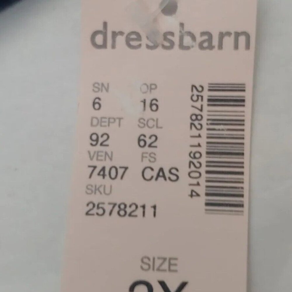 Dressbarn Shorts Plus Size 2X Shorts Blue Plaid Elastic Drawstring Rayon Cotton - Picture 5 of 8